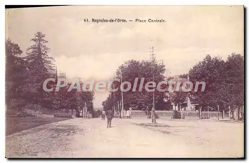 Cartes postales Bagnoles De L'Orne Place Centrale