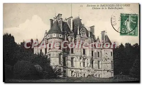 Cartes postales Bagnoles De L'Orne Le Ch�teau de la Roche-Bagnoles