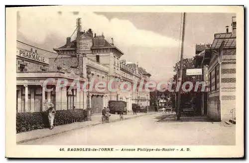 Cartes postales Bagnoles De I'Orne Avenue Philippe Du Rozier