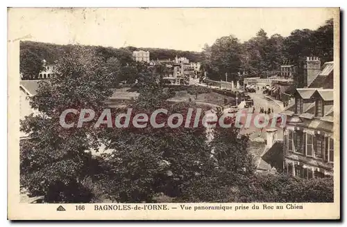 Cartes postales Bagnoles De I'Orne Vue Panoramique Prise Du Roc Au Chien