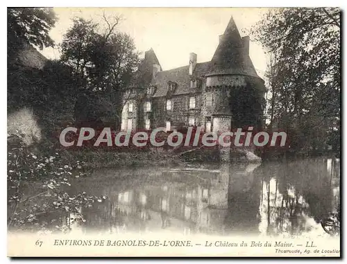 Ansichtskarte AK Bagnoles De L'Orne Le Chateau Du Bois Du Maine