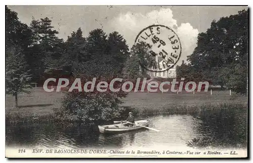 Cartes postales Bagnoles De L'Orne Chateau De La Bermondiere � COUTERNE