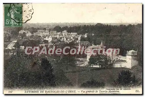 Cartes postales Bagnoles De L'Orne Vue Generale De Tess�-la-Madeleine