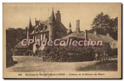 Cartes postales Bagnoles De I'Orne Chateau De St Maurice du d�sert