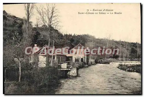 Cartes postales Saint Ceneri Le Gerei le moulin