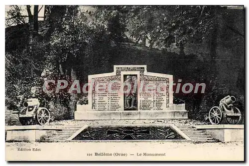 Cartes postales Belleme Le Monument
