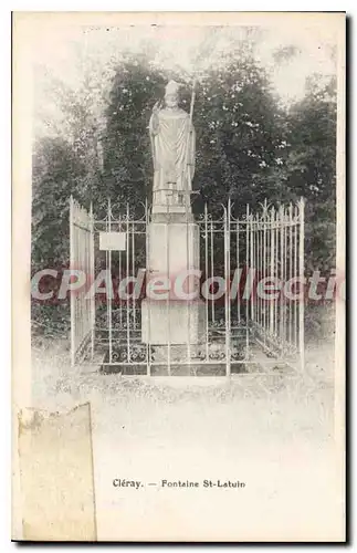 Cartes postales Cleray Fontaine St Latuin