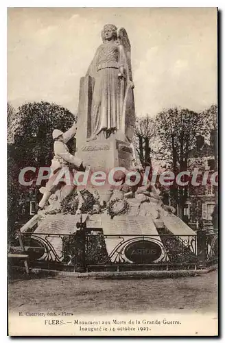 Ansichtskarte AK Flers Monument Aux Morts