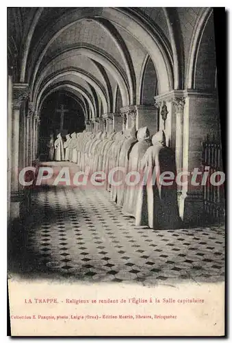 Cartes postales La Thappe Religieux Se Rendant