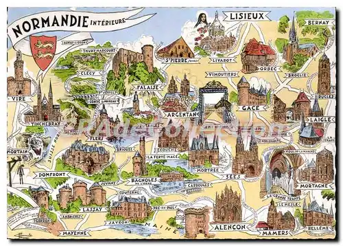 Cartes postales moderne Normandie Interieure Lisieux