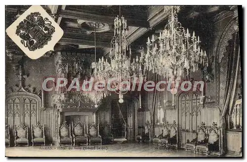 Cartes postales Arras Hotel De Ville grand salon