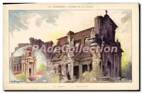 Cartes postales Arras La Cathedrale