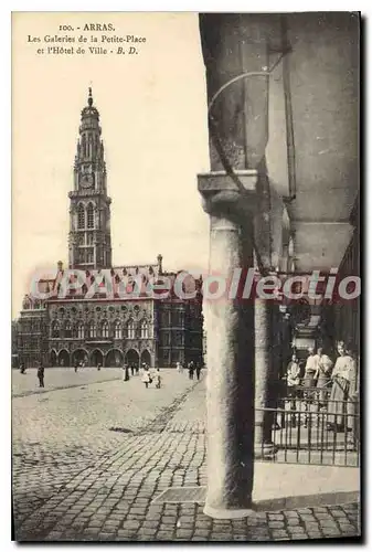 Ansichtskarte AK Arras Les Galeries De La Petite Place