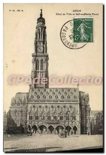 Cartes postales Arras Hotel De Ville Et Beffroi