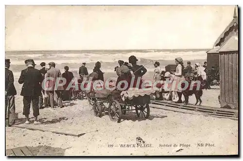 Ansichtskarte AK Berck Plage Scenes De Plage