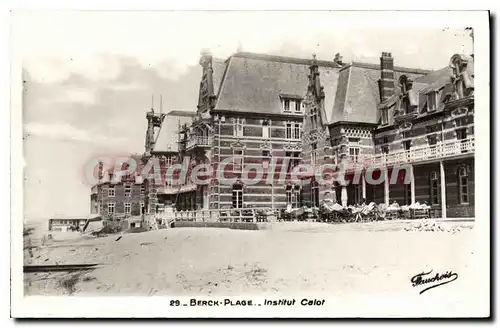 Ansichtskarte AK Berck Plage Institut Calot