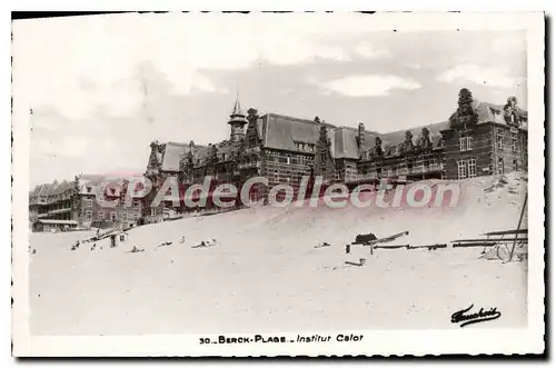 Ansichtskarte AK Berck Plage Institut Calot