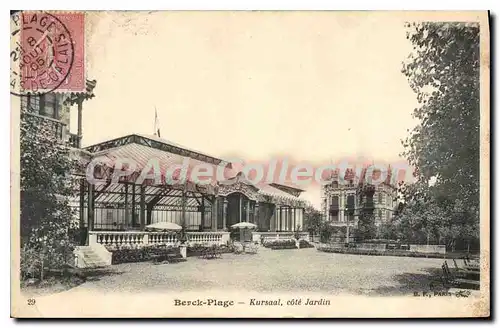 Cartes postales Berck Plage Kursaal Jardin