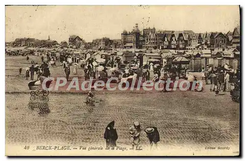 Cartes postales Berck Plage Vue Generale De La plage