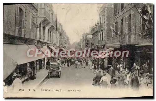 Cartes postales Berck Plage Rue Carnot