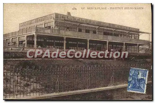 Cartes postales Berck Plage Institut Helio Marin