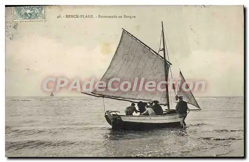 Cartes postales Berck Plage Promenade En Barque