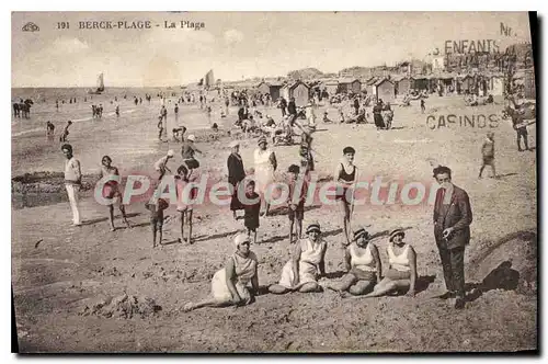 Cartes postales Berck Plage La Plage