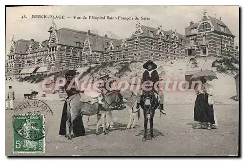 Ansichtskarte AK Berck Plage Vue De I'Hopital Saint Fran�ois de Sales