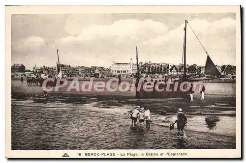 Cartes postales Berck Plage Le Casino Et I'Esplanade