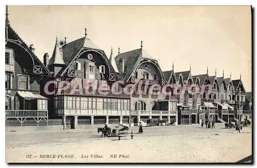 Cartes postales Berck Plage Les Villas