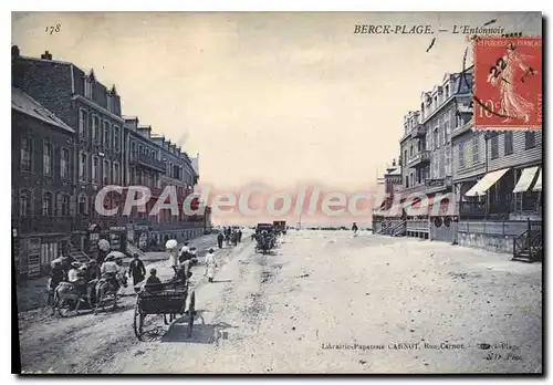 Ansichtskarte AK Berck Plage L'entonnoir