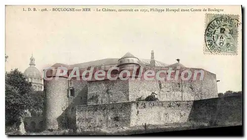 Cartes postales Boulogne Sur Mer Le Ch�teau construit en 1231