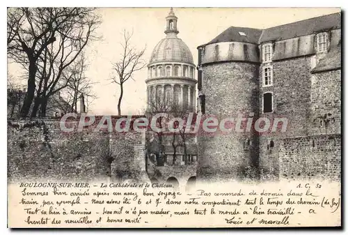 Cartes postales Boulogne Sur Mer  La Cathedrale Et Le ch�teau