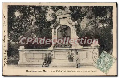 Cartes postales Boulogne Sur Mer Aux Enfants