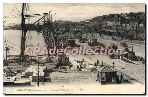 Cartes postales Boulogne Sur Mer Vue Generale Du Port