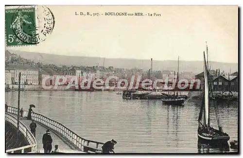 Cartes postales Boulogne Sur Mer Le Port