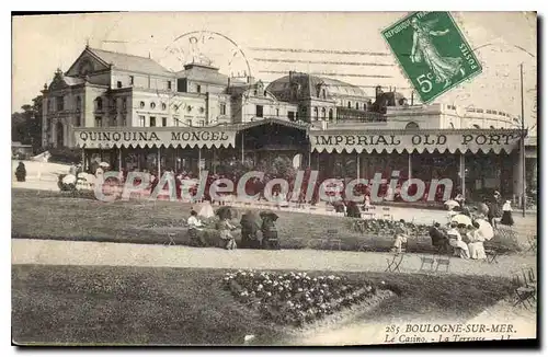 Cartes postales Boulogne Sur Mer Le casino la terrasse