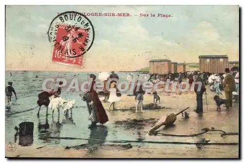 Cartes postales Boulogne Sur Mer Sur La Plage