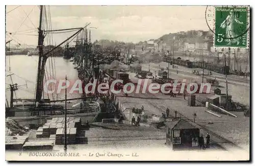 Cartes postales Boulogne Sur Mer Le Quai Chanzy