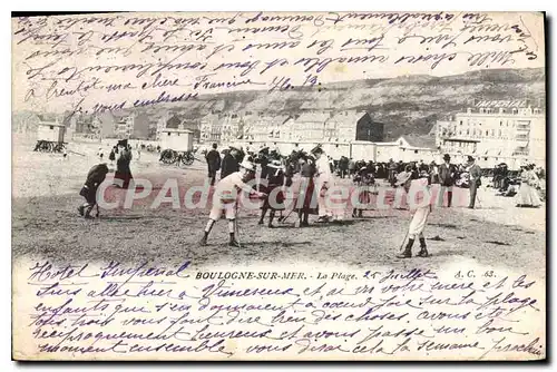 Cartes postales Boulogne Sur Mer La Plage