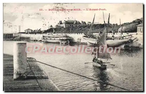 Ansichtskarte AK Boulogne Sur Mer L'Avant Port