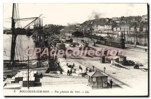 Cartes postales Boulogne Sur Mer Vue Generale du port