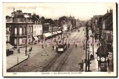 Cartes postales Calais Le Boulevard Jacquard