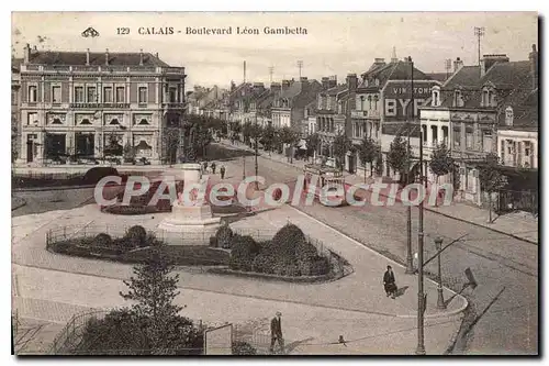 Cartes postales Calais Boulevard Leon Gambetta