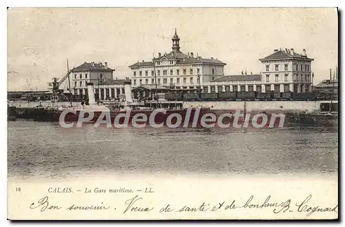 Cartes postales Calais La Gare Maritime