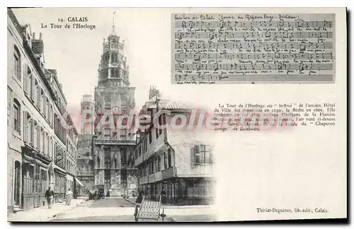 Cartes postales Calais La Tour De I'Horloge