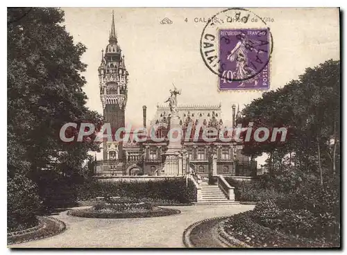 Cartes postales Calais L'h�tel de ville