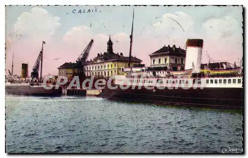 Cartes postales Calais La Gare Maritime