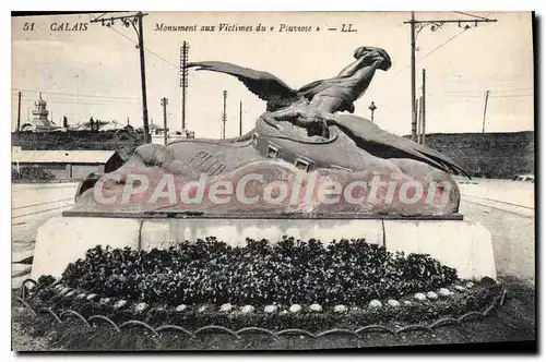 Cartes postales Calais Monument Aux Victimes Du Pluviose