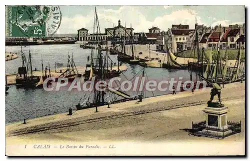 Cartes postales Calais Le Bassin Du Paradis